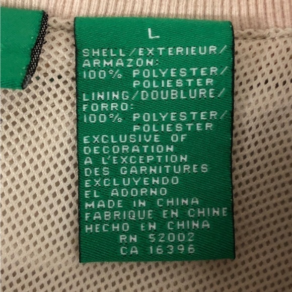 VINTAGE - LIZ CLAIBORNE GOLF Pullover Mesh Lined V-Neck Golf Shirt w/Pockets LG - Picture 6 of 9